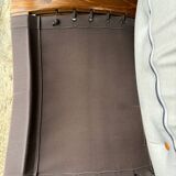 Scandinavian leather and wood armchair Kengu armchair Elsa & Nordahl Solheim- Rykken