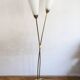 Sculptural Czech Floor Lamp with Twin Milk Glass Shades, 1960s