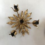 Golden sconce