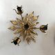 Golden sconce