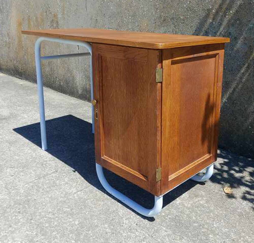 S22 Jacques Hitier for Mobilor desk, vintage, 1950s