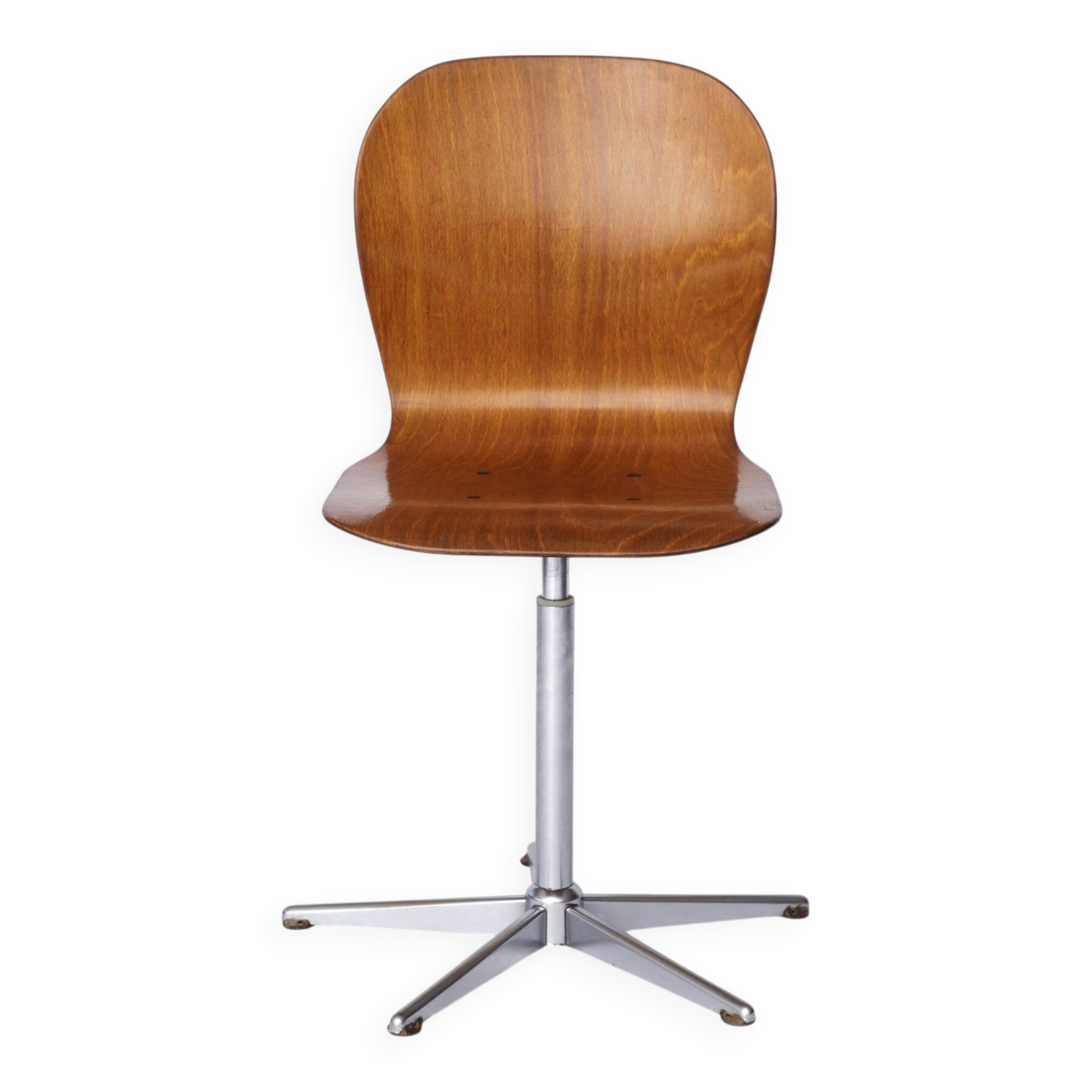 Vintage Pagholz Swivel Chair 1960s, Industrial School Chair