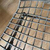 Chair Bertoia Rislan gray edition Knoll with white cake year 80