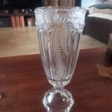 White crystal vase