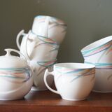 Set 8 cups and sugar bowl Bavaria