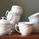 Ensemble 8 tasses et sucrier Bavaria