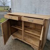 Natural wood sideboard