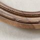 Oval old wooden frame