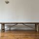 Millau bench solid oak antique - 200 cm