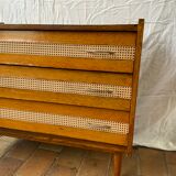 Vintage wood and canning chest of drawers