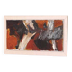 Original Swedish oil on canvas – “Fjällsida” by Sixten Fager – vintage & framed – 45 × 75.5 cm