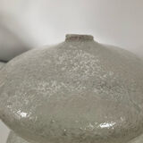 Trio of vintage Biot vases in bubbled glass paste