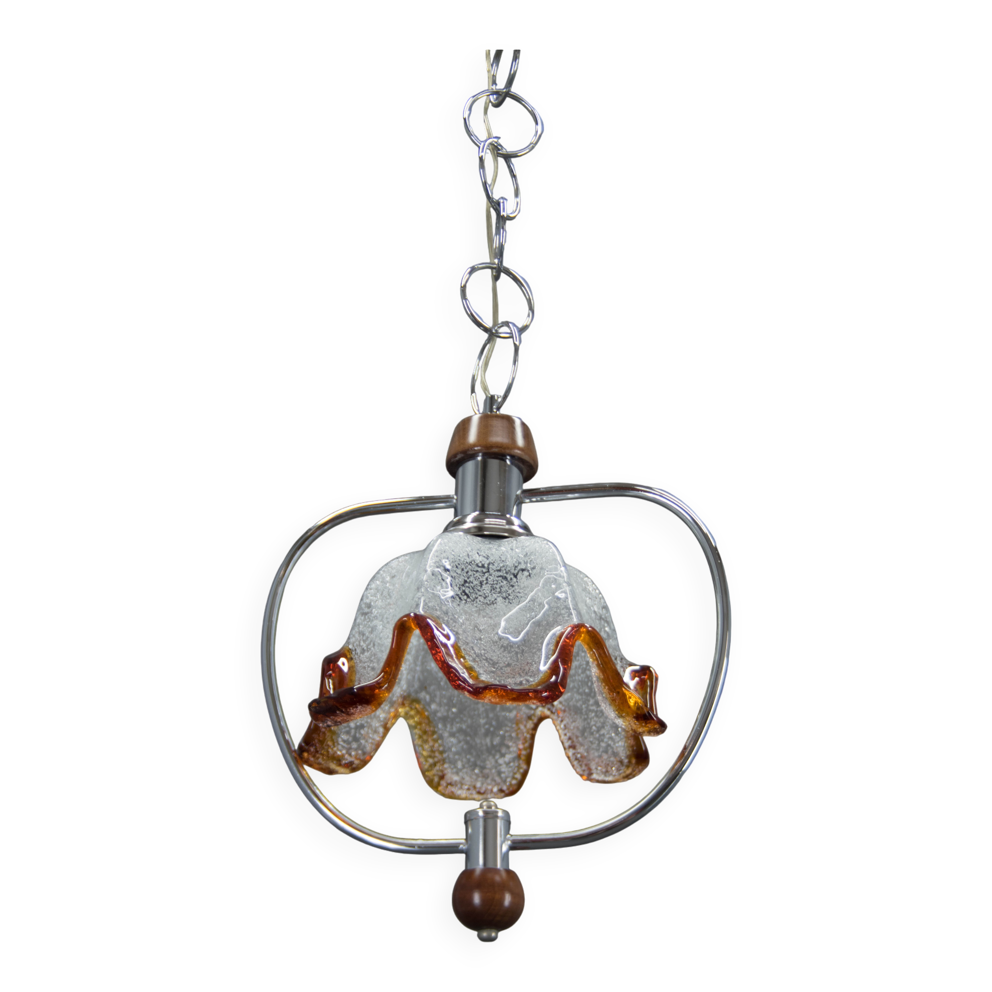 Murano Glass Pendant, Italy, 1980s