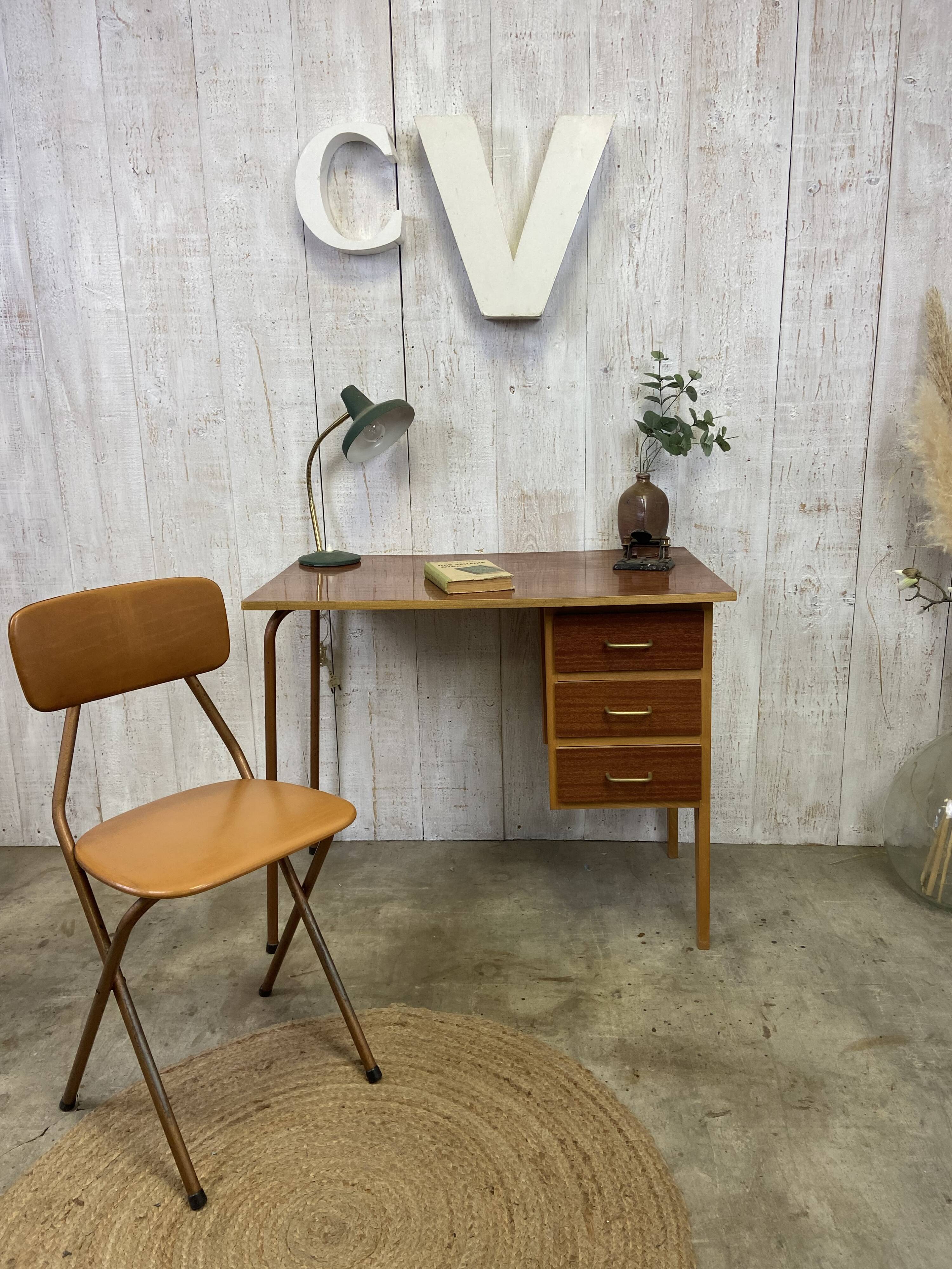 Vintage desk and chair set