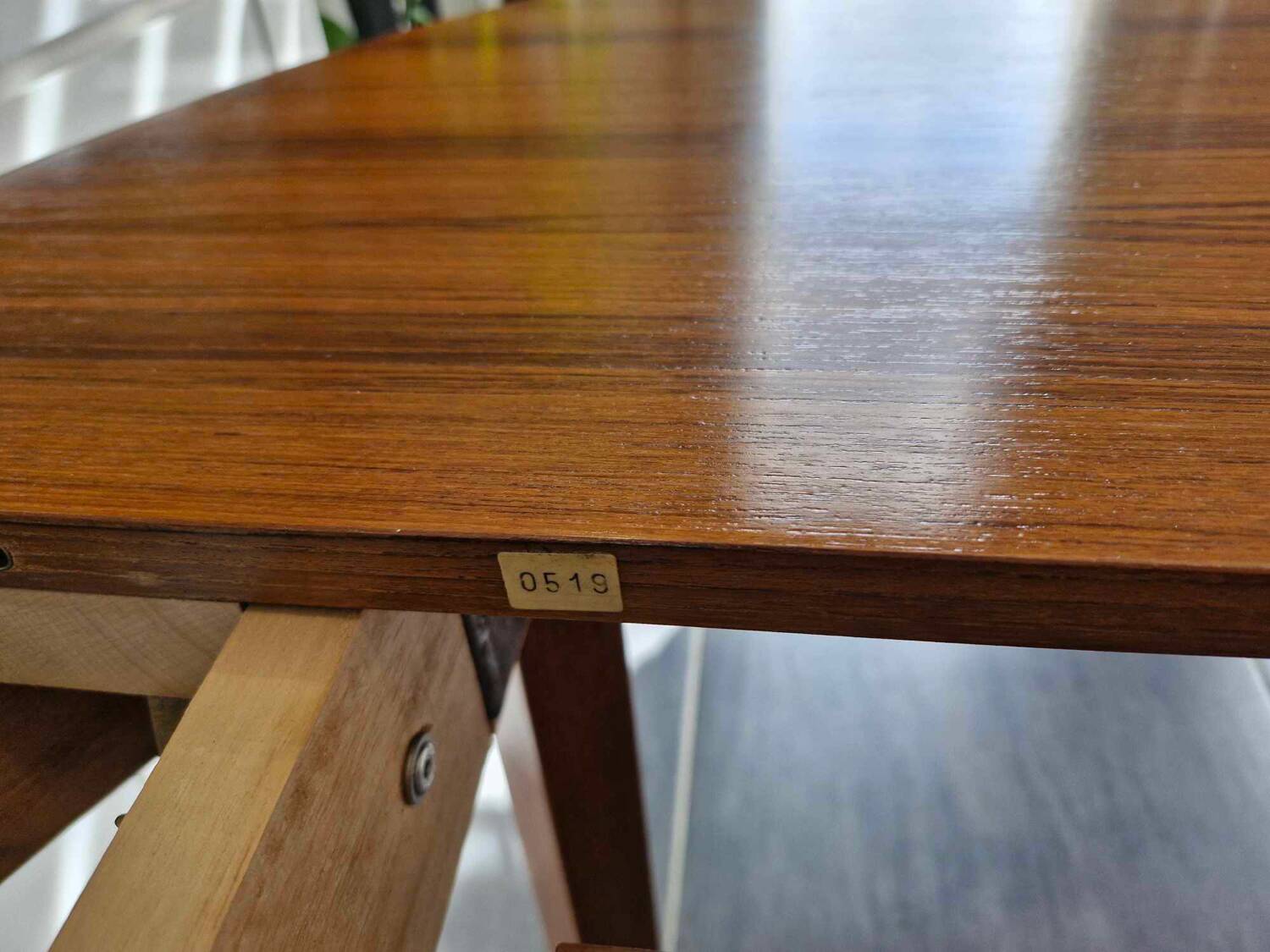 Scandinavian extendable teak round table, 1970s