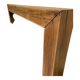 Solid oak beam console