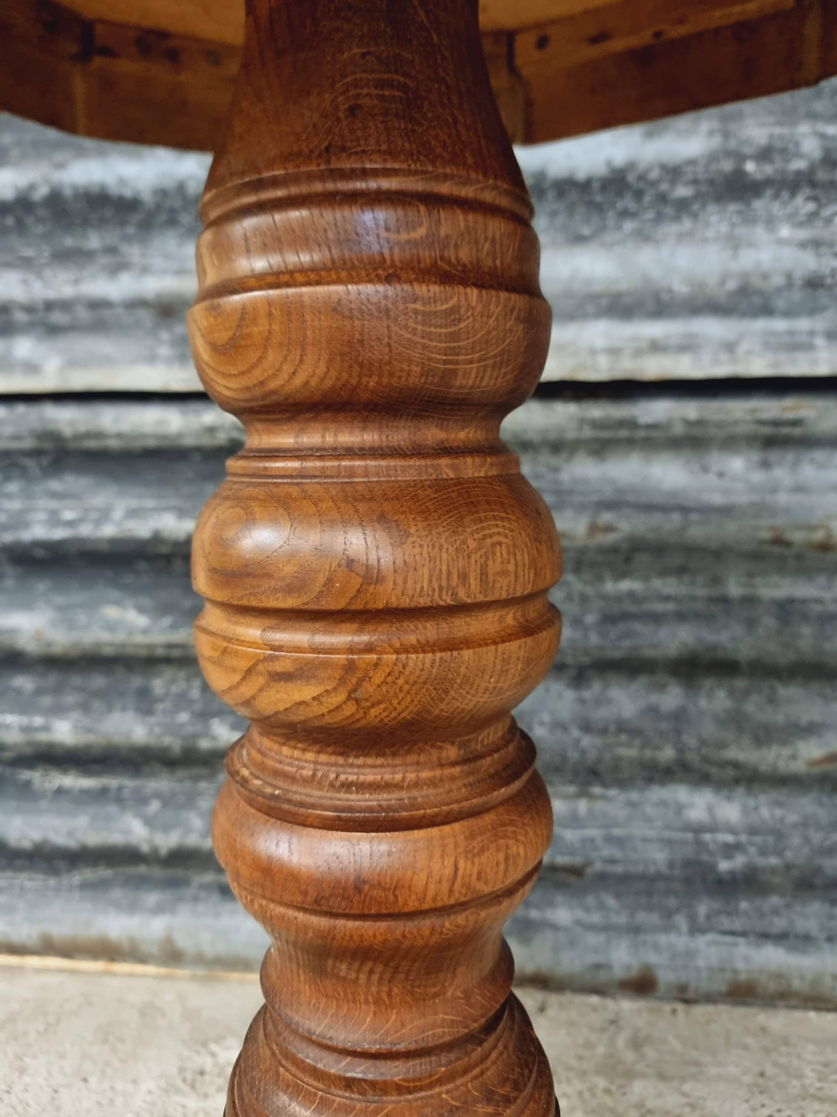Antique table wine table plant table side table oak