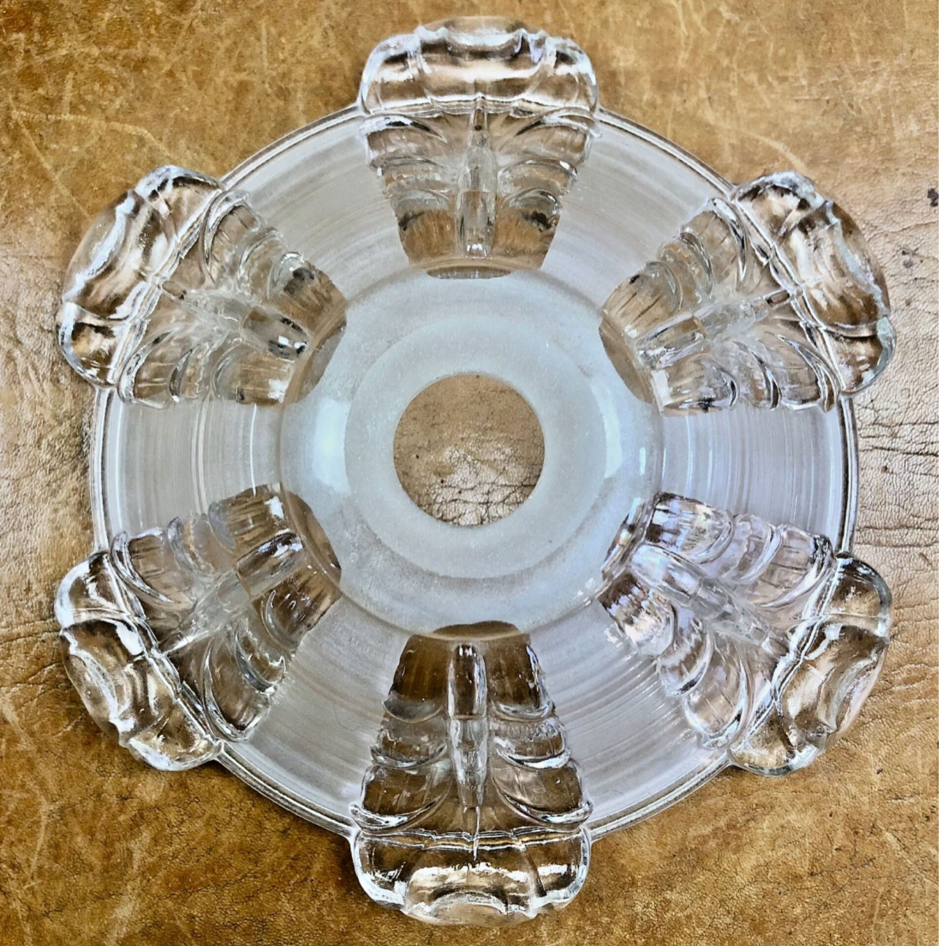 Vintage Art Deco lamp 1930 Modernist Jacques Adnet basin Ezan