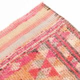 3x12 Red Orange Vintage Runner Rug, 89x373Cm