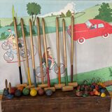 Old living room croquet game