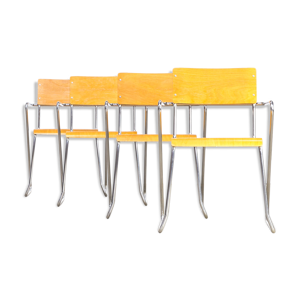 set de 4 chaises de salle