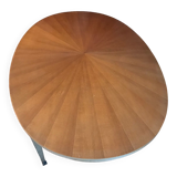 Oval wooden table