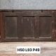 Louis XIII period solid oak chest