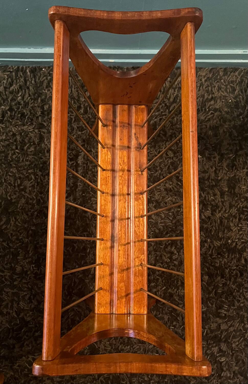 Scandinavian magazine rack from the 60s