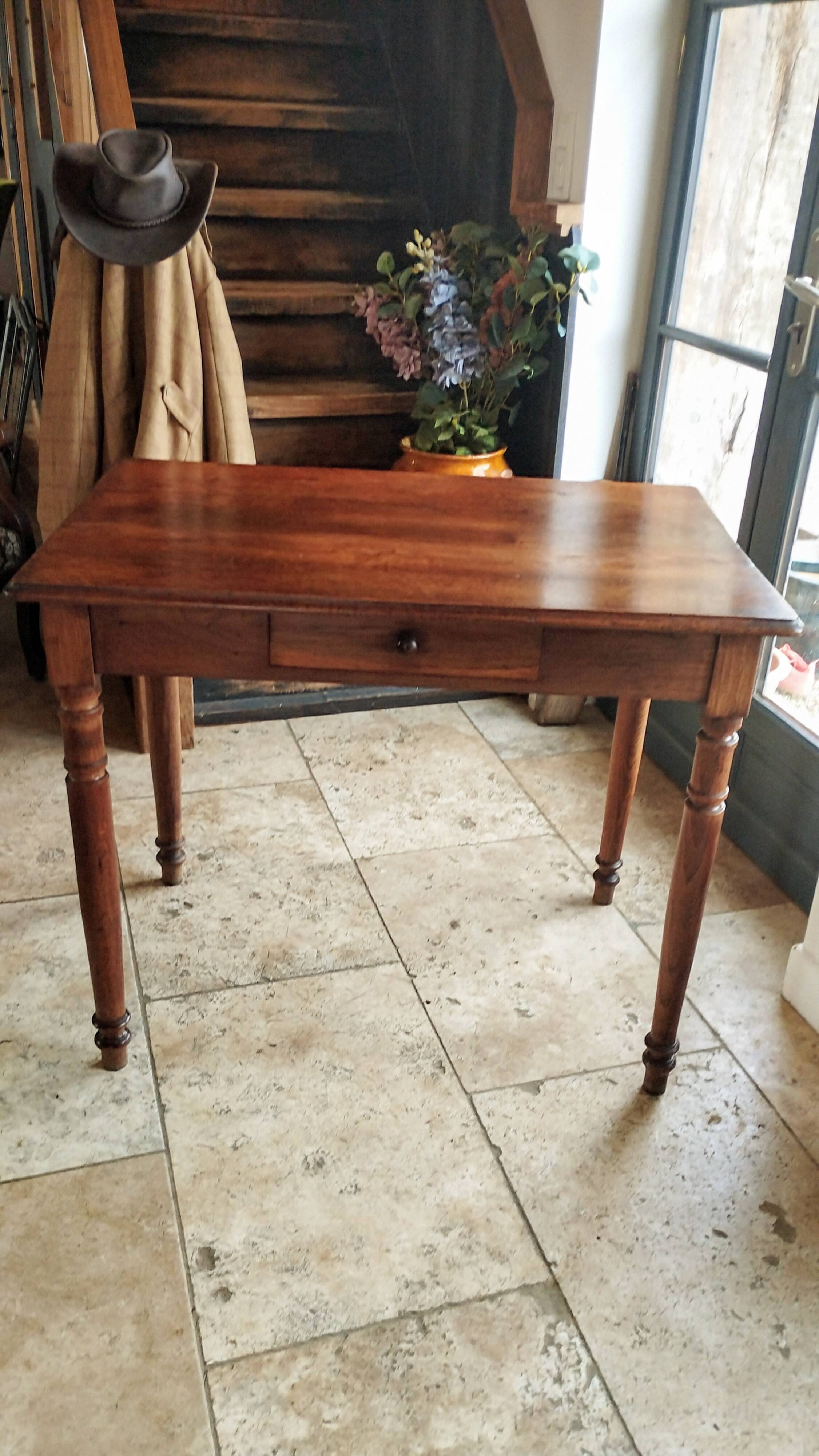 Early 20th century oak side table