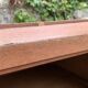 Art deco glass china cabinet in burr walnut 1930