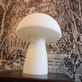 Frosted opaline mushroom lamp