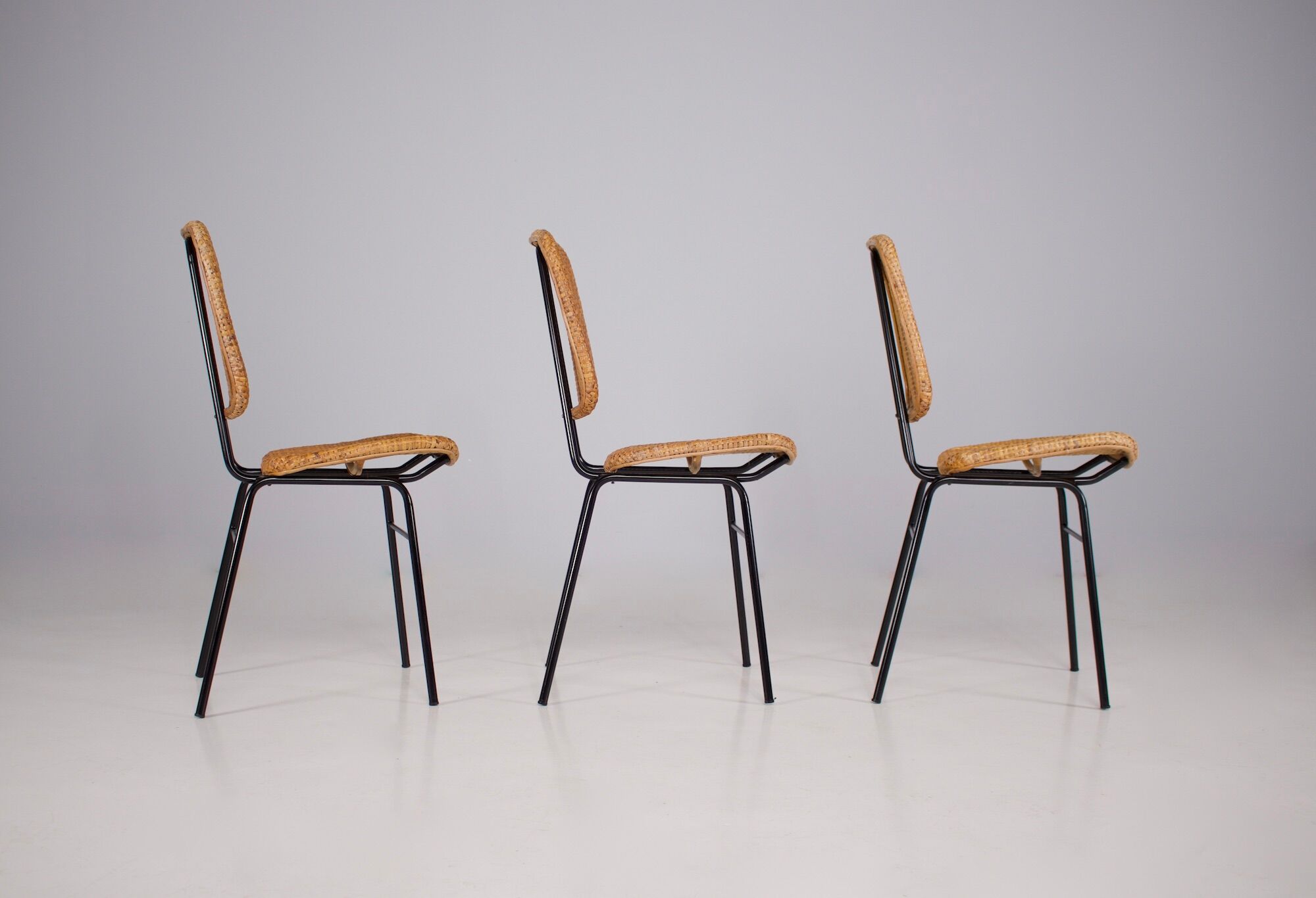 Rattan/bamboo splice chairs