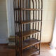 Vintage rattan library