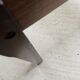 Teak coffee table with smoked glass 1970"