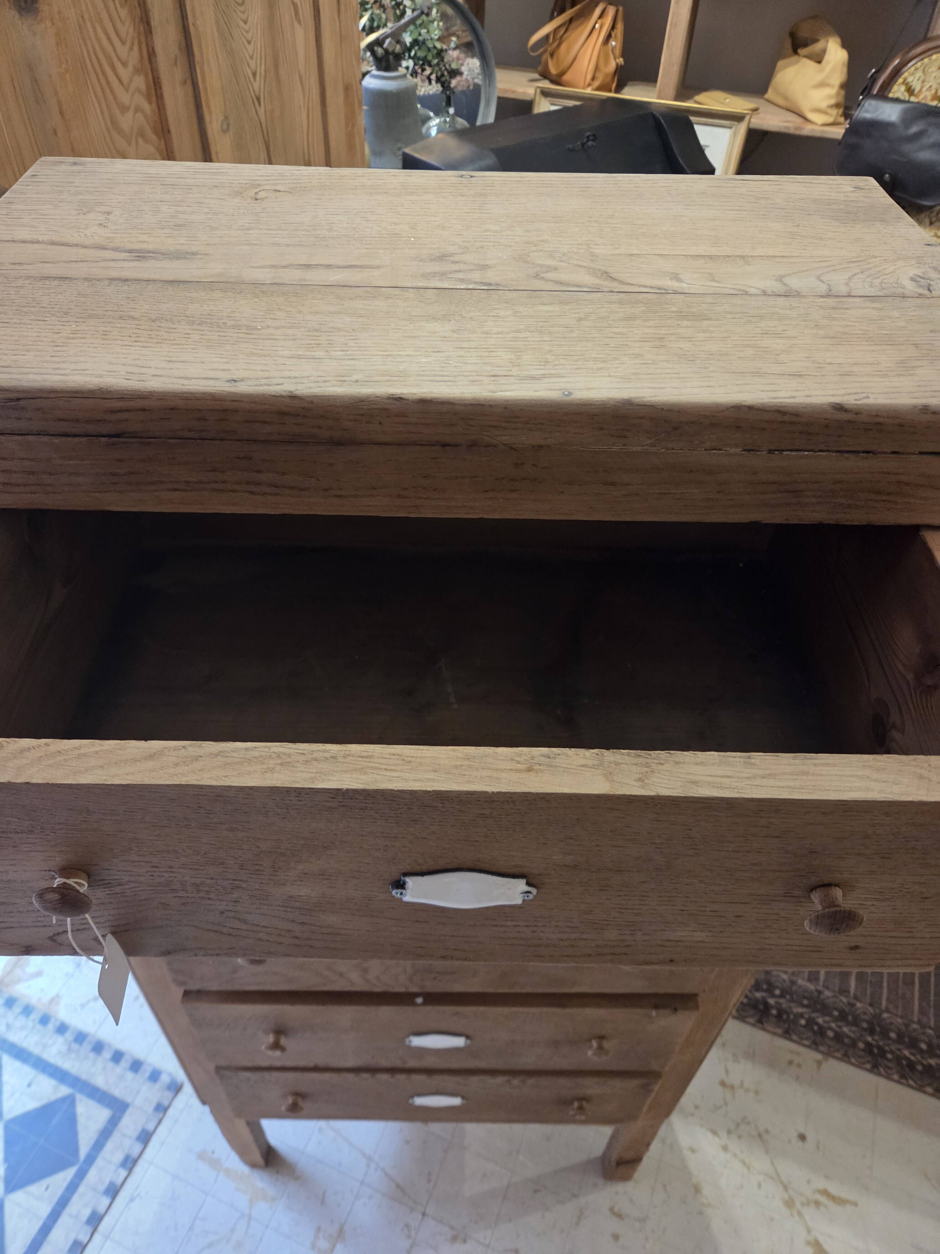 furniture with enamel plaque