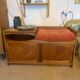Low entrance furniture in teak Chippy