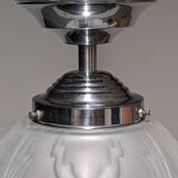 Art Deco ceiling light in frosted glass circa 1930