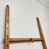 Les Arcs 1950s pine side table or desk