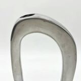 Vase sculptural en fonte d’aluminium — 1980s