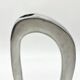 Sculptural cast aluminum vase — 1980s