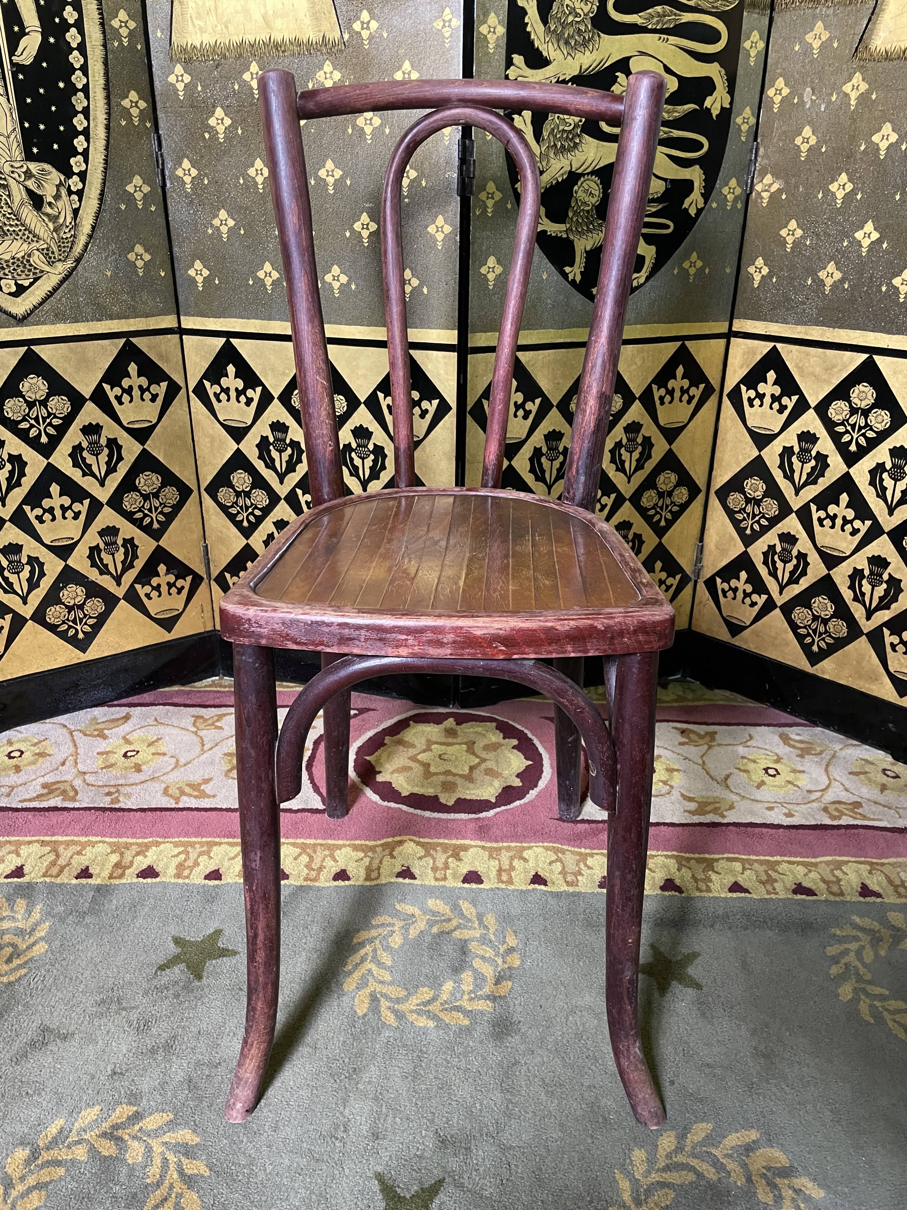 Suite of 6 chairs bistro baumann