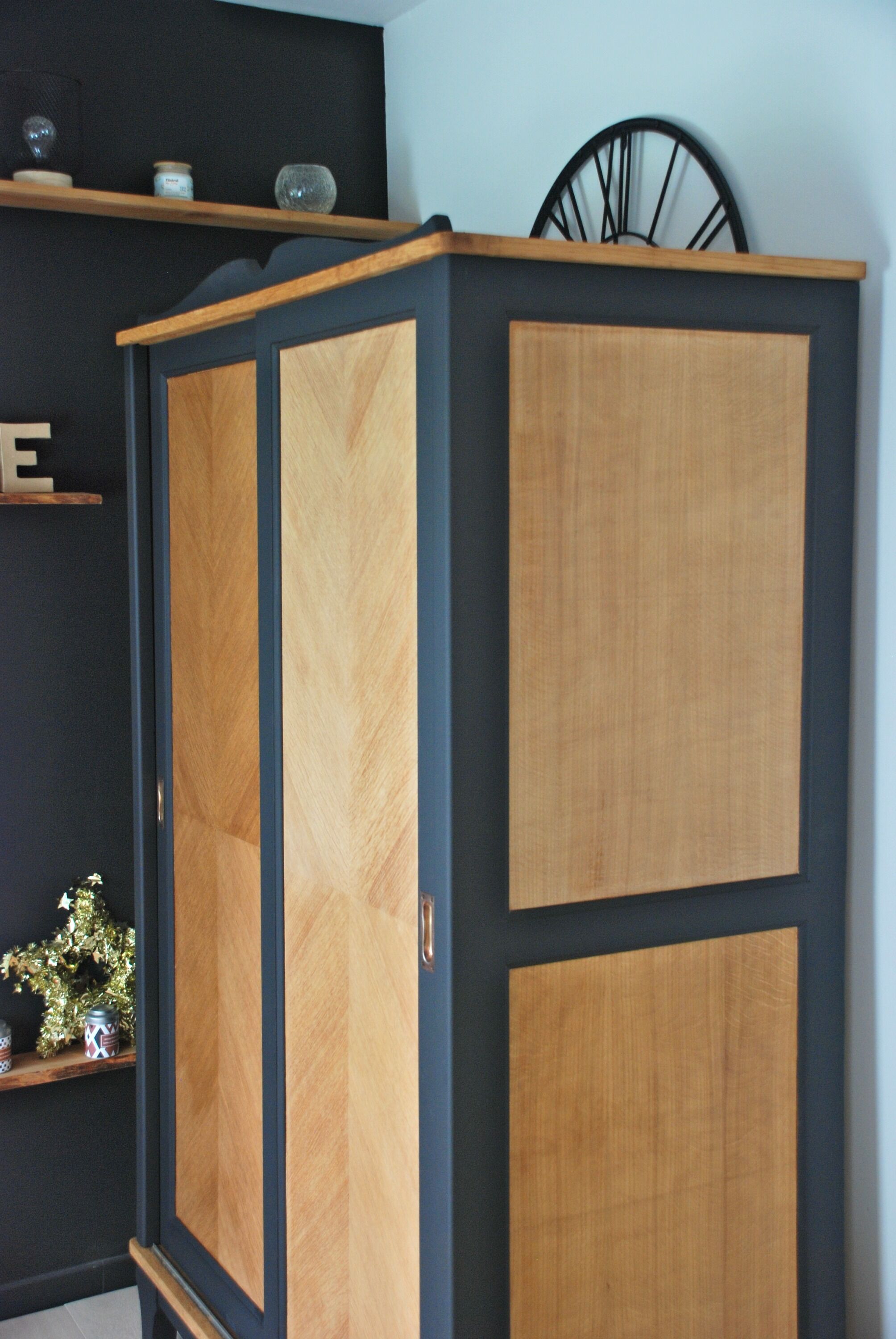 60s sliding door cabinet