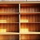 Pine bookcase (251 x 49 x height 288 cm)