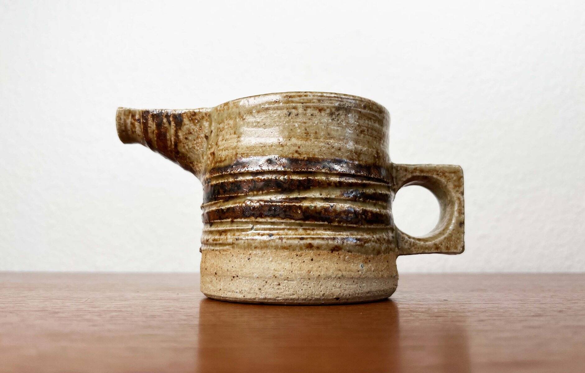 Mid-century studio pottery carafe by Tue Poulsen for Tue Keramik, 1960s.