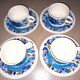 4 coffee cups with saucers Villeroy and Boch Izmir Vitro-Porcelain