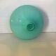 Mint green glass paste ball vase