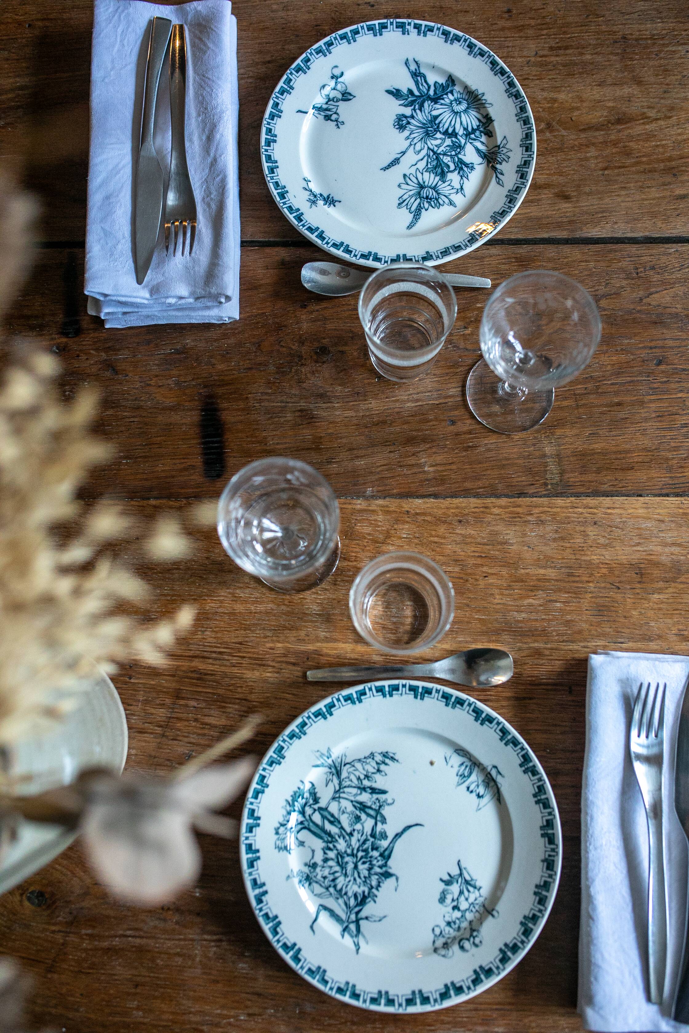 Les 6 assiettes sarreguemines