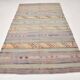 Kilim ancien à motifs géométriques – palette douce et naturelle 168x303Cm