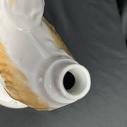 Raphael rooster-shaped digestive bottle promotional item, 20th century
