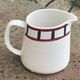Pichet basque numeto 4 rayures bleues et bordeaux vintage